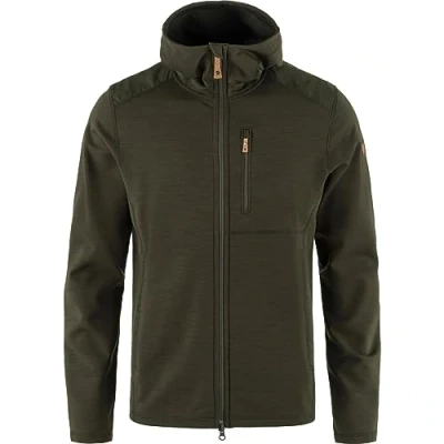Afbeelding van Vest Fjällräven Men Keb Fleece Hoodie Deep Forest S