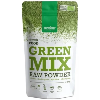 Afbeelding van Green mix raw powder (200 Gram)
