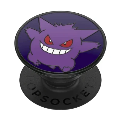 Afbeelding van PopSockets: PopGrip SupPopSockets: Uittrekbare Greep en Standaard voor Smartphones Tablets met een Verwisselbare PopTop Pokémon Glow in the Dark Gengar Enamel