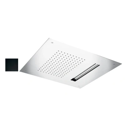 Afbeelding van SB Wire Temptation XL Regendouche inbouw 2 straals Mat Zwart 1208955672