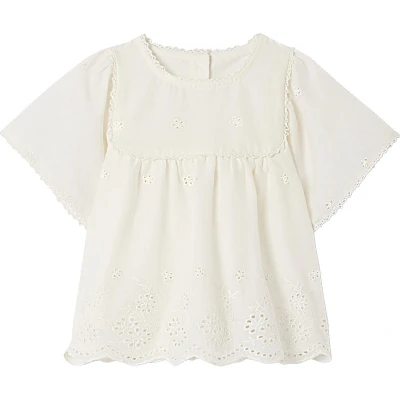 Afbeelding van Vertbaudet Babyblouse met Engels borduursel