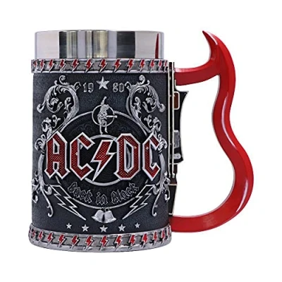 Afbeelding van Nemesis Now AC/DC Back in Black Bierpul Zwart en Rood 16cm