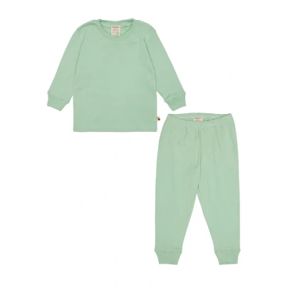 Afbeelding van loud + proud UNI Pyjama voor kinderen, Maat: 110/116, Lindgruen