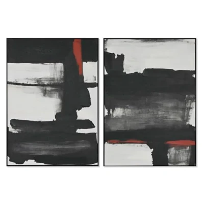 Afbeelding van Home Esprit Schilderij Abstract Stads 100 X 4 140 Cm (2 Stuks)