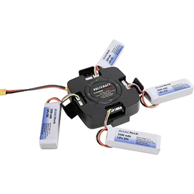Afbeelding van VOLTCRAFT V Charge Eco Quad Modelbouwoplader (oplader voor drones) 12 V, 32 5 A Li poly