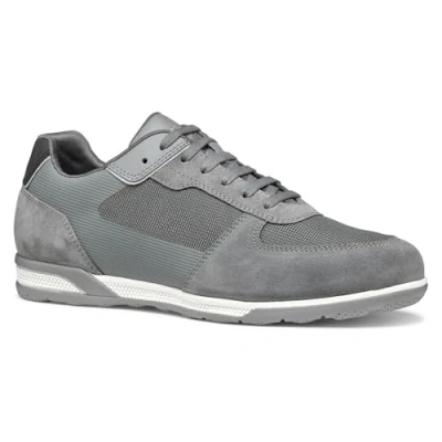 Afbeelding van Geox U Spherica Actif X3 Sneakers laag, Heren, Maat: 41, Grey Leer en textiel