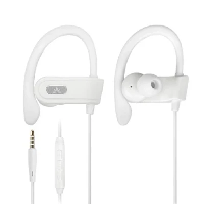 Afbeelding van Avantree E171 Sport oordopjes bedraad met microfoon, zweetbestendige wrap around oortelefoon over ear haak, in running hoofdtelefoon voor workout oefening gym compatibel mobiele
