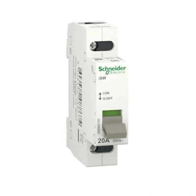 Afbeelding van Schneider Electric A9S60120 Belastbare scheidingsschakelaar 20 A 250 V