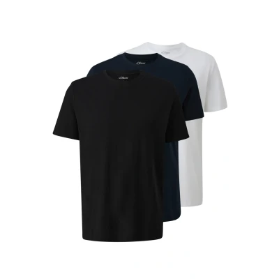 Afbeelding van s.Oliver 3PACK Tshirt basic, Heren, Maat: 3XL, Mehrfarbig