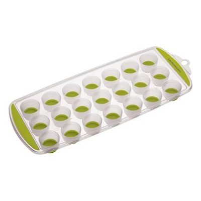 Afbeelding van COLOURWORKS KitchenCraft Pop Out ijsblokjesbak Groen