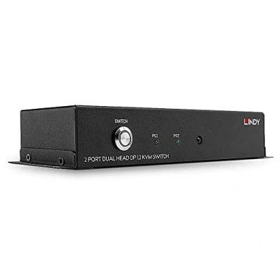Afbeelding van LINDY KVM Umschalter switch DisplayPort Afstandsbediening 3840 x 2160 Pixel