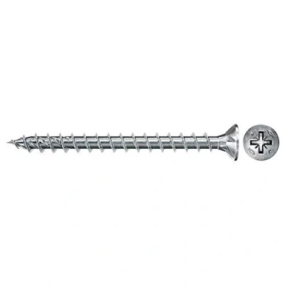 Afbeelding van Fischer Spaanplaatschroef 6.0x50mm Verzinkt PZ3 (100 Stuks)