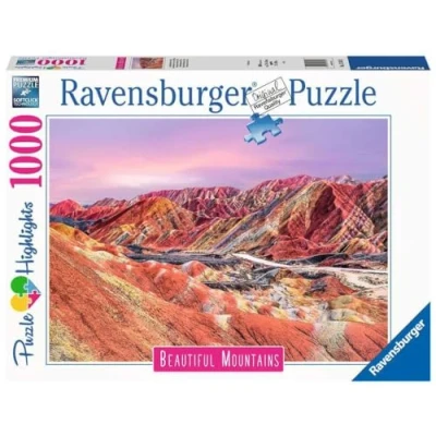 Afbeelding van Ravensburger Puzzel Regenboogbergen, China, 1000st.