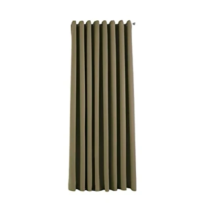 Afbeelding van Gardinenbox Ondoorzichtig »Newyork« olijf H x B 225 295 cm 1 pack thermo gordijn verduisteringsgordijn blackout oogjes geluidsisolerend Öko Tex UV bescherming vouwhouder 201920600