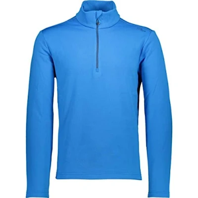 Afbeelding van CMP Heren Fleece Rolli Sweatjack, turquoise (River), 50