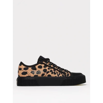 Afbeelding van Leopard Print Sneaker Casual Style Wo Black