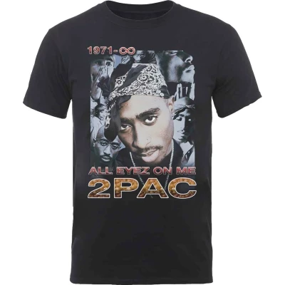 Afbeelding van Tupac All Eyez 1971 Heren T shirt S Zwart