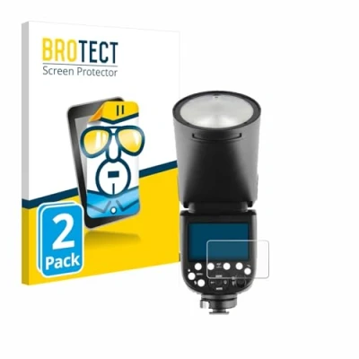 Afbeelding van BROTECT (2 Stuks) Schermbeschermer voor Godox V1 Screen Protector Transparant