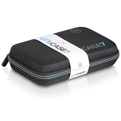 Afbeelding van Wicked Chili etui voor draagbare DAB+ radio compatibel met TechniSAT DIGITRADIO 1, NORDMENDE Transita 100, Techni SAT Viola DAB Plus UKW batterij (binnenafmetingen 21 x 13 4,5cm) zwart