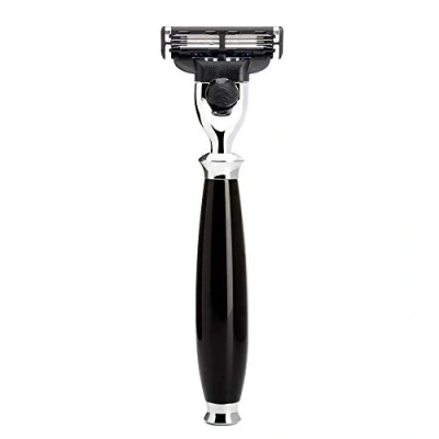 Afbeelding van Muhle scheermes Mach3 PURIST zwart chroom