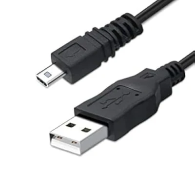 Afbeelding van DragonTrading Vervangende USB kabel Compatibel met Panasonic Lumix DMC SZ3 Digitale Camera