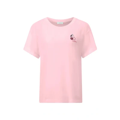 Afbeelding van Rich &amp; Royal Tshirt print, Dames, Maat: 40, Strawberry cream