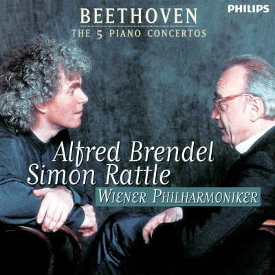 Afbeelding van Alfred Brendel, Wiener Philharmoniker, Simon Rattle Beethoven: The 5 Piano Concertos (3 CD)