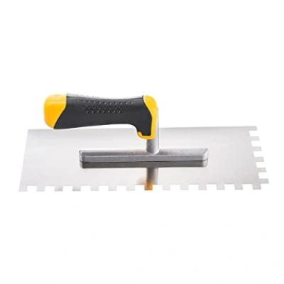 Afbeelding van HARDY Tandentroffel 2k Serie * 28 *van roestvrij staal voor het aanbrengen van lijmmortelsGlad gips Duurzaam Afmetingen 12 x cm Tanden Maat 8x8 mm