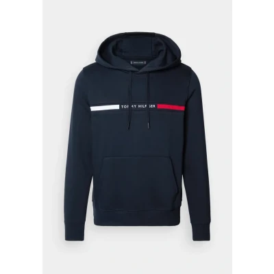 Afbeelding van Tommy HILFIGER Heren CHEST INSERT HOODY MW0MW37361, Pullover Hoodie, Blauw, XS, Blauw (Woestijnhemel), XS