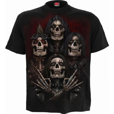 Afbeelding van Spiral Heren Tshirt XXL FACES OF GOTH Zwart