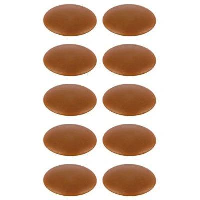 Afbeelding van cyclingcolors 10 x afdekkappen voor torx schroeven, schroefafdekking schroefdoppen kunststof, lichtbruin T20, 12 mm