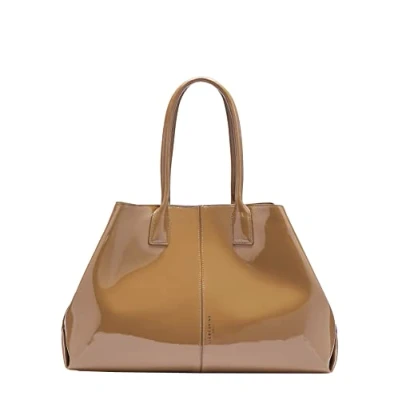 Afbeelding van Liebeskind Chelsea Shopper L voor dames, Sepia 8484, Large (HxBxT 25.5cm x 38cm 13cm)