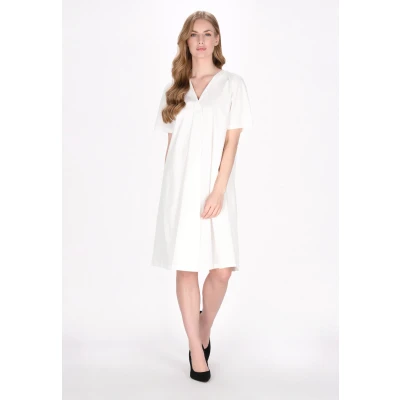 Afbeelding van Jurk DREIMASTER S / Wit 95% Polyester 5% Elastaan