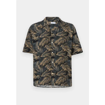 Afbeelding van Jack &amp; Jones Jjejeff Tropical Resort Shirt Overhemd, Heren, Maat: XS, Black