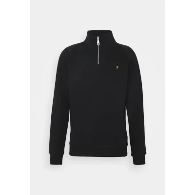 Afbeelding van Farah JIM 1/4 Sweater, Heren, Maat: XL, Black