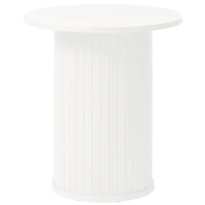 Afbeelding van Hygge Interiors Nola Ronde Bijzettafel Wit Eiken