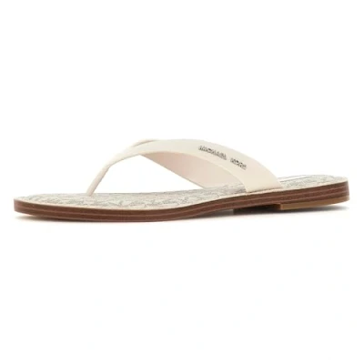 Afbeelding van Michael Kors KOKO Teensandalen, Dames, Maat: 40.5, Light cream Leer