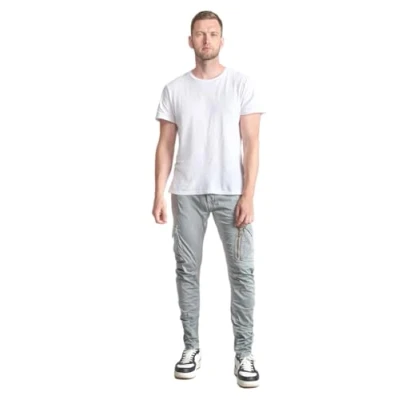 Afbeelding van Le Temps Des Cerises Cargobroek, Heren, Maat: 34, Gris