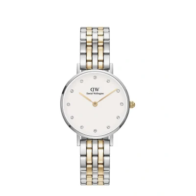 Afbeelding van Daniel Wellington dames Petite Lumine Link horloge DW00100616 in de kleur Zilver
