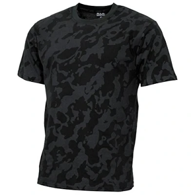 Afbeelding van MFH US T shirt &quot;Streetstyle&quot; Night camo 145 g/m² MAAT L
