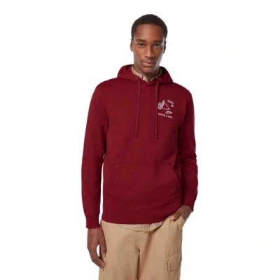 Afbeelding van Scotch &amp; Soda Regular FIT Front AND BACK Artwork Hoodie Hoodie, Heren, Maat: XL, Roadside red