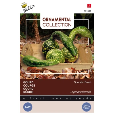 Afbeelding van Ornamental Kalebas, Gourd Speckled Swan