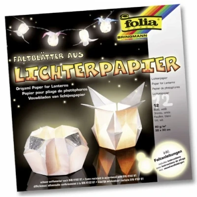 Afbeelding van Creativ Company Lantaarnpapier Wit, 30x30cm