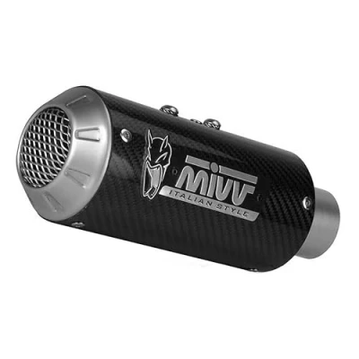 Afbeelding van MIVV Impianto completo 1x1 Standard MK3 Carbon compatibile con YAMAHA MT 125 ccm a partire dall&#039;anno di costruzione 20