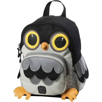 Afbeelding van Pick &amp; Pack Owl Shape Rugzak Grey Multi