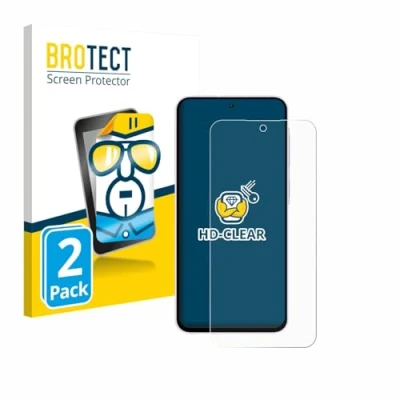 Afbeelding van BROTECT Screenprotector voor Samsung Galaxy A56 5G Folie Beschermfolie transparant (2 Stuks)