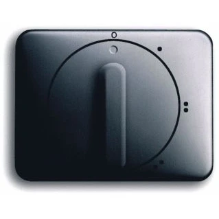 Afbeelding van Abb busch jaeger alpha draaigreep kunststof symbool 3 standen schakelaar standenschakelaar ip20 platina 2cka001710a3113