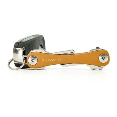 Afbeelding van KeySmart Compact Sleutelhouder leer bruin