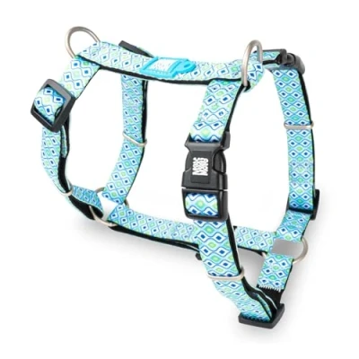 Afbeelding van Max &amp; Molly H tuigje Retro Blue, S