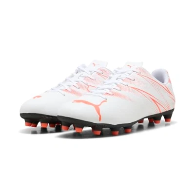 Afbeelding van Puma ATTACANTO FG/AG voetbalschoenen wit/rood